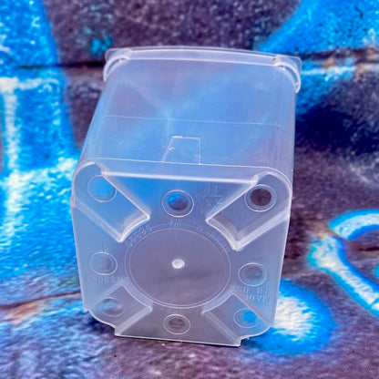 3.5 Inch Clear Plastic Pot with UV Barrier